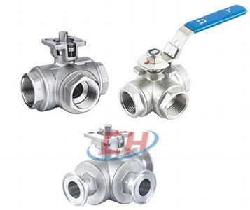 內螺紋三通球閥圖片