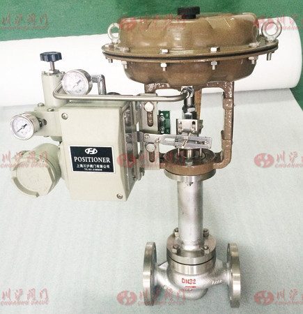 氣動波紋管調節閥圖片